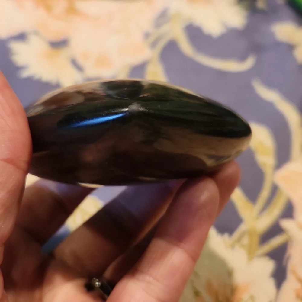 Silver Obsidian palmstone - Picture 6 of 8